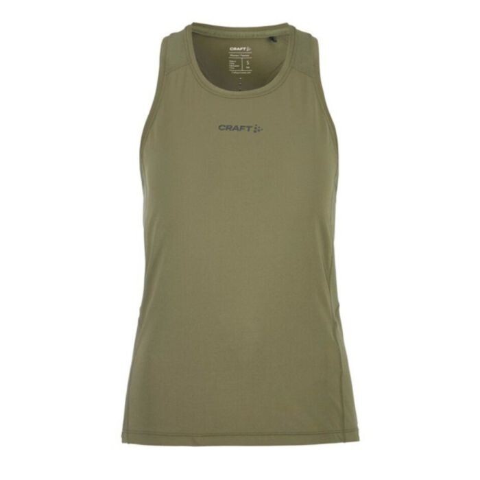 Craft ADV Essence Damen Lauf-Top Grün, Leichtes Funktionsshirt für maximale Bewegungsfreiheit und Komfort