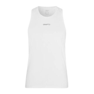 Craft ADV Essence Singlet Weiß M – Atmungsaktives Laufoberteil aus leichtem Material für optimale Bewegungsfreiheit und Komfort.