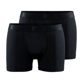 Craft CORE Dry Boxer 3" 2er-Pack Herren Gr. S - Schwarz, atmungsaktiv & bequem