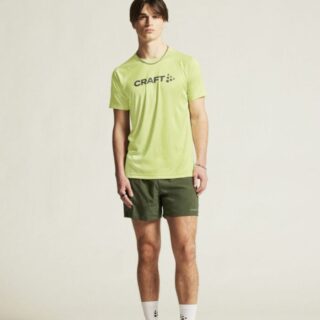Craft CORE Essence Shorts 2 XL Herren – Leichte, atmungsaktive Lauf- und Trainingsshorts in Grün