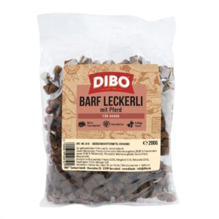 DIBO BARF-Leckerli mit Pferd - Sparpaket: 2 x 200 g