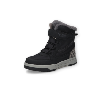 Dockers by Gerli Winterboots Winterstiefelette mit TEX-Membrane, Klettriemchen und Gummizug