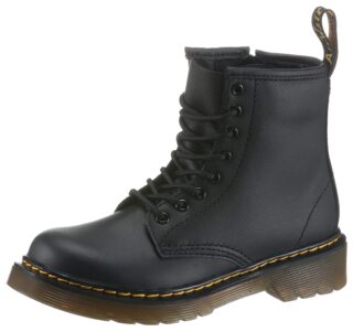 DR. MARTENS Schnürstiefel "8 Eye Boot ROMARIO" Kinderschuh, Freizeitstiefel mit zusätzlichem Innenreißverschluss