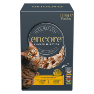 Encore Jelly Pouch Mixpaket 20 x 50 g - Auswahl mit Huhn 1 (3 Sorten)