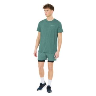 Endurance Abdon Melange SS Tee Gr. M Grün Herren