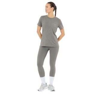 Endurance Alvaly Melange SS Tee Gr. 40 Grau Damen