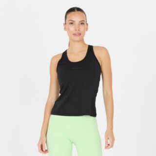 Endurance Damen Lauf-Singlet in Schwarz für ultimativen Komfort und Leistung beim Laufen