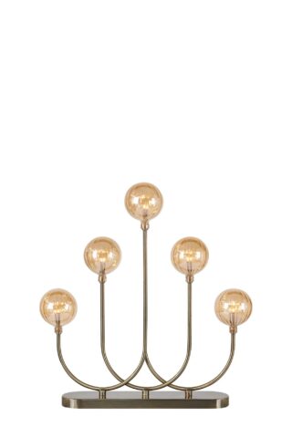 Enys Adventsleuchter Messing/Bernstein