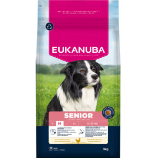 Eukanuba Premium Nutrition Senior Medium Breed Huhn - Sparpaket: 2 x 3 kg