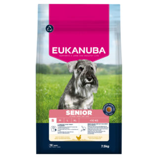 Eukanuba Premium Nutrition Senior Small Breed Huhn - Sparpaket: 2 x 3 kg
