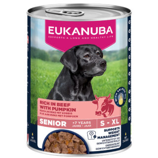 Eukanuba Senior Reich an Rind mit Kürbis - 6 x 400 g