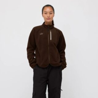 EYDA Carly Fleece Jacket Gr. L Braun Damen