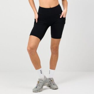EYDA Ellie Ultralight Pocket Long Shorts Gr. S Schwarz Damen
