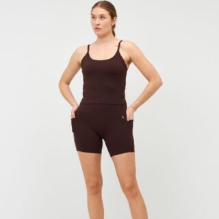 EYDA Ellie Ultralight Pocket Shorts Gr. L Braun Damen