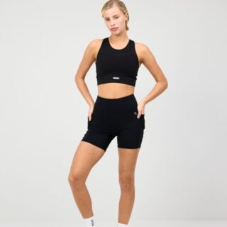 EYDA Ellie Ultralight Pocket Shorts Gr. L Schwarz Damen