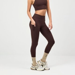 EYDA Ellie Ultralight Pocket Tights Gr. S Braun Damen