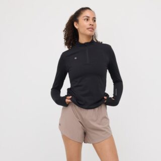 EYDA Eva Half Zip Gr. L Schwarz Damen