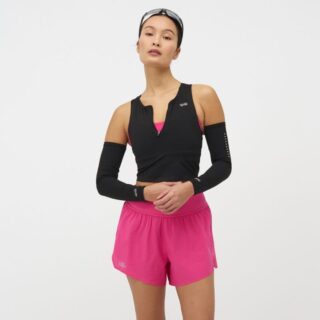 EYDA Isa Comp Race Crop Top Gr. XS Schwarz Damen