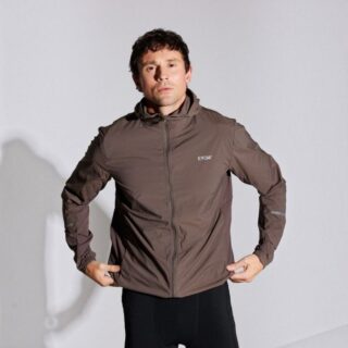 EYDA Jaden Running Jacket Gr. L Braun Herren