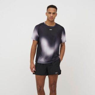 EYDA Jakob Running Tee Gr. L Schwarz Herren