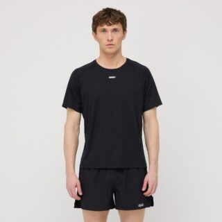 EYDA Jakob Running Tee Gr. L Schwarz Herren