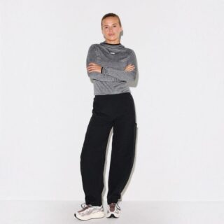 EYDA Madeline Track Pants Gr. L Schwarz Damen