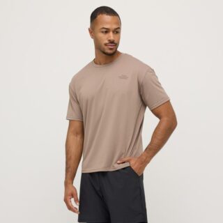 EYDA Nathan SS Tee Gr. L Braun Herren