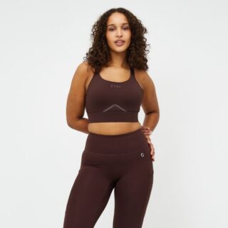 EYDA Nina High Support Sports Bra Gr. L Braun Damen