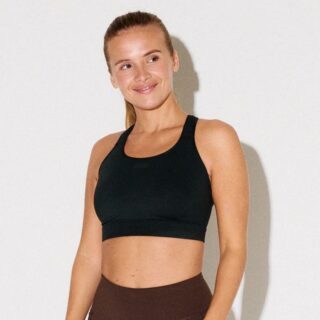 EYDA Rosie High Support Sports Bra Gr. L Schwarz Damen