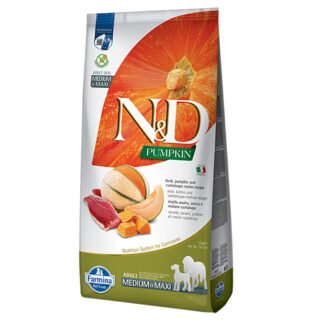 Farmina N&D Medium/Maxi Kürbis, Ente & Cantaloupe-Melone - 12 kg