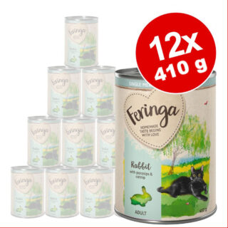 Feringa Single Meat Menü 12 x 410 g - Kalb mit Brokkoli & Löwenzahn