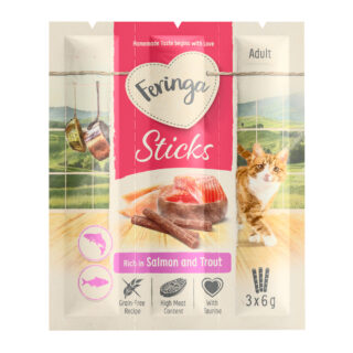 Feringa Sticks Lachs & Forelle - Sparpaket: 36 x 6 g