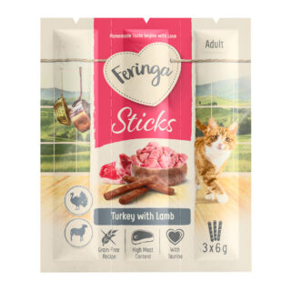 Feringa Sticks Truthahn & Lamm - Sparpaket 36 x 6 g