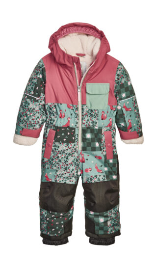 first instinct by killtec Overall "FISW 45 MNS ONPC" Wind- und wasserdichter Skioverall mit fröhlichem Print u. Teddyfleece