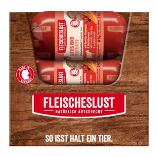 Fleischeslust Classic 15 x 200 g - zartes Rind mit Hagebutte, Karotte & Kürbiskernen