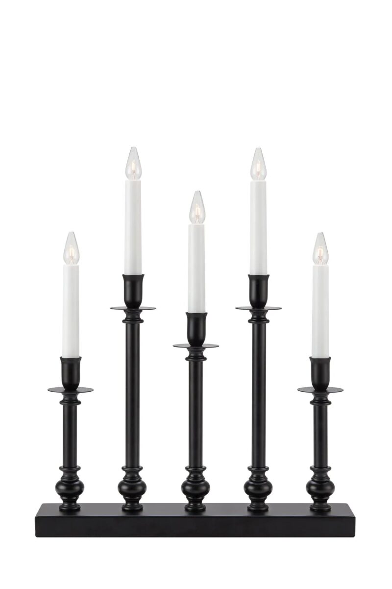 Fratello Adventskerzenhalter Schwarz