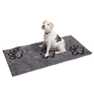 Frinchillo Schmutzfangmatte Hund grau - L 120 x B 60 cm