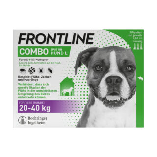 Frontline® Combo Spot-on Hund L (20 - 40 kg) Sparpaket: 2 x 3 Pipetten x 2,68 ml