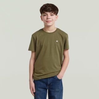 G-STAR T-Shirt "KIDS, BASE R T SS" aus Baumwolljersey, Logodetail