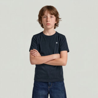 G-STAR T-Shirt "KIDS, BASE R T SS" aus Baumwolljersey, Logodetail