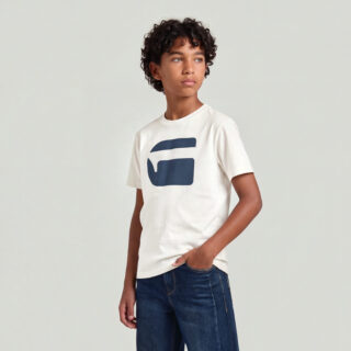 G-STAR T-Shirt "KIDS, OVERSIZED R T SS" mit Logo-Print, Baumwolljersey