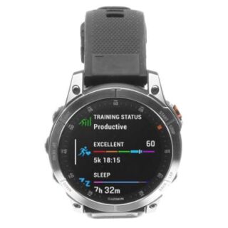 Garmin Epix Gen 2 47mm schiefergrau/silber QuickFit-Silikonarmband (010-02582-01)