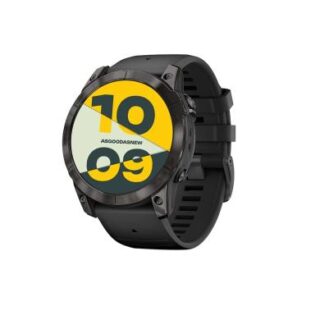 Garmin Epix (Gen 2) Sapphire 47mm schwarz/schiefergrau Titan QuickFit-Lederarmband braun (010-02582-30)