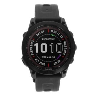 Garmin Fenix 7 Sapphire Solar 47mm schiefergrau DLC titan/schwarz (010-02540-21) schiefergrau/schwarz