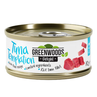 Gemischtes Probierpaket Greenwoods Delight 6 x 70 g - Mixpaket (4 Sorten)