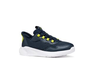 Geox Keilsneaker "J SPRINTYE FAST IN B" Freizeitschuh mit Kontrastbesätzen, Größenschablone zum Download