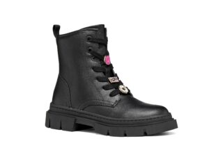Geox Schnürboots "J KARSYN GIRL" Stiefelette mit Pins, Größenschablone zum Download