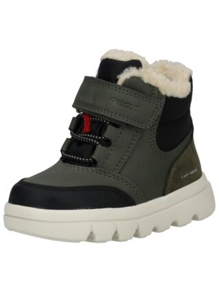 Geox Schnürstiefelette "Geox Stiefelette Leder/Textil"
