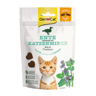 GimCat Crunchy Snacks - Ente mit Katzenminze (50 g)