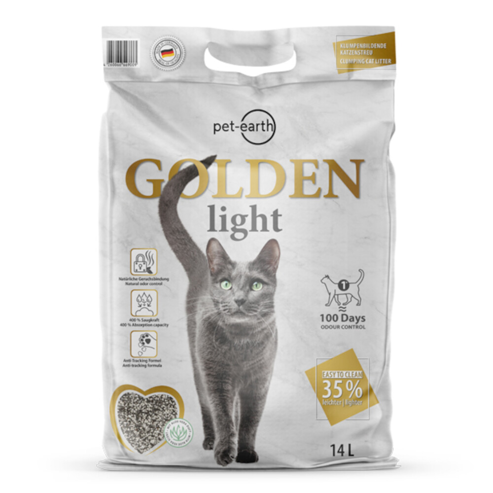 Golden Light Katzenstreu - 14 l